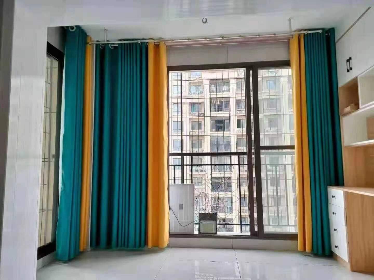 沙头角壹海城窗帘店定做百叶窗帘遮光窗帘