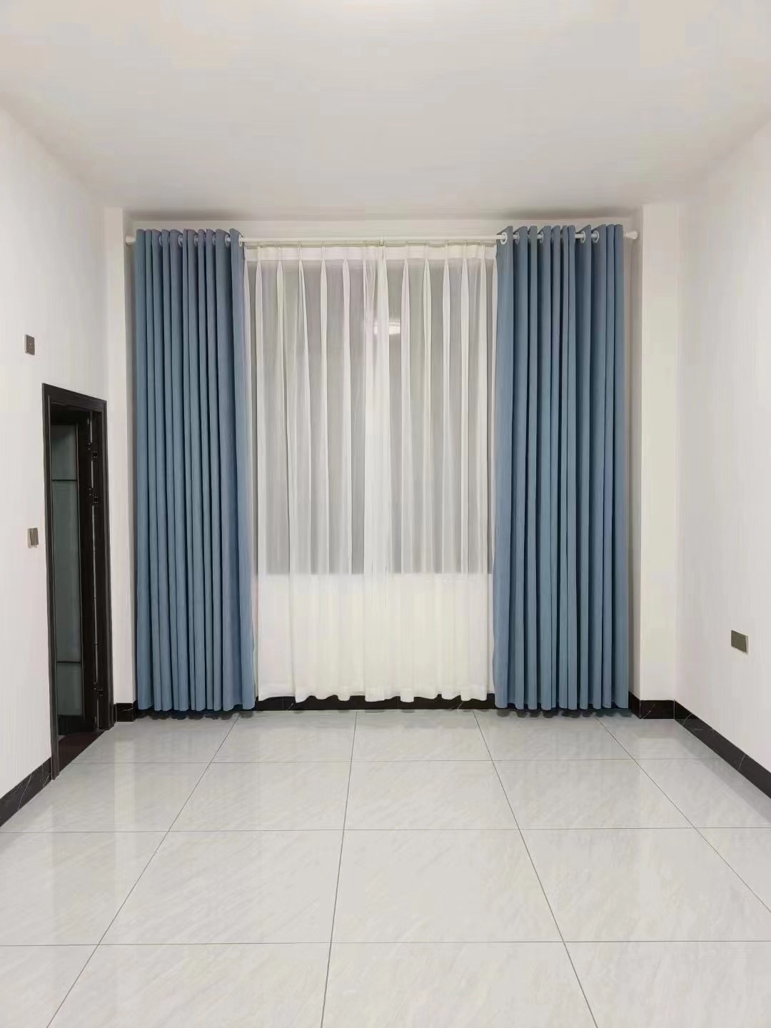 南山南头窗帘定做麒麟花园遮光窗帘安装