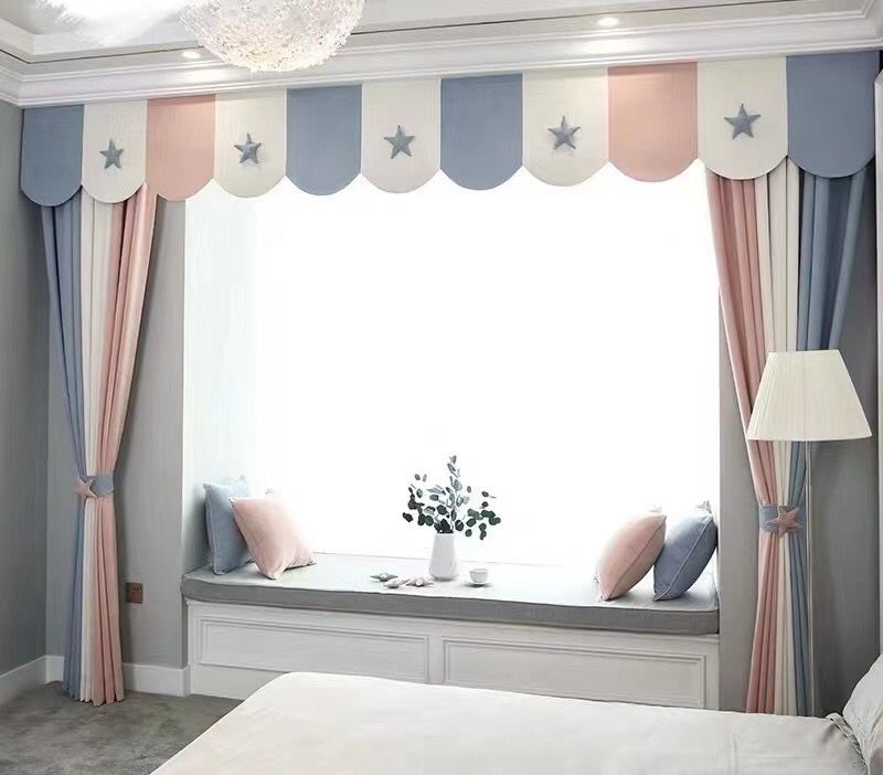 南山前海窗帘店定做家居窗帘遮光窗帘