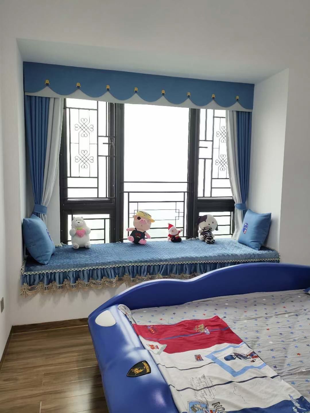 福田园岭窗帘店定做家居窗帘遮光窗帘